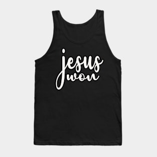 Funny Jesus won Tank Top